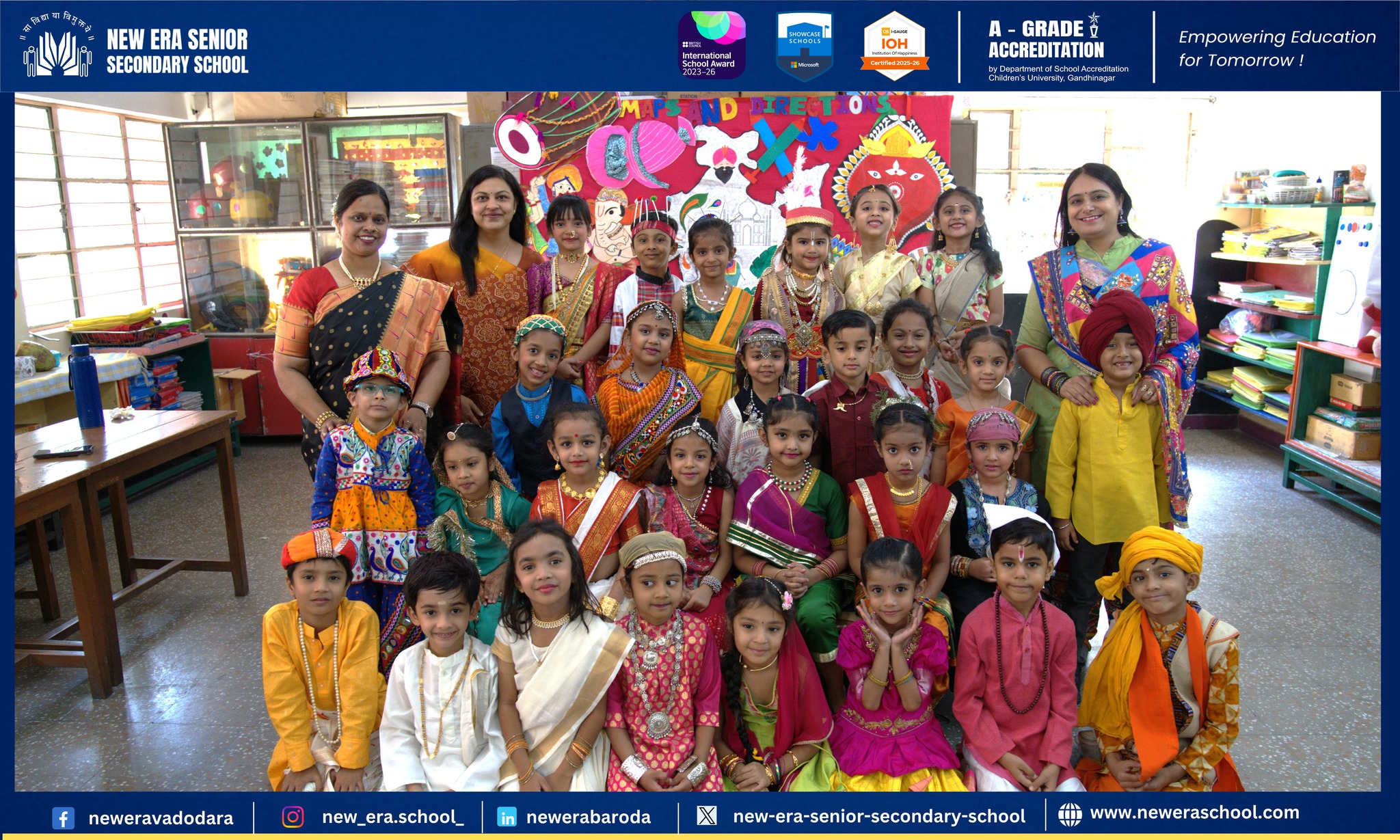 Joyful moment at preschool
