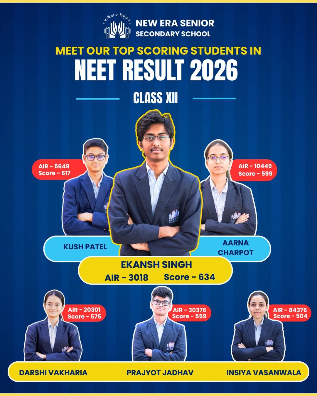 NEET 2026 Top Rankers Celebration