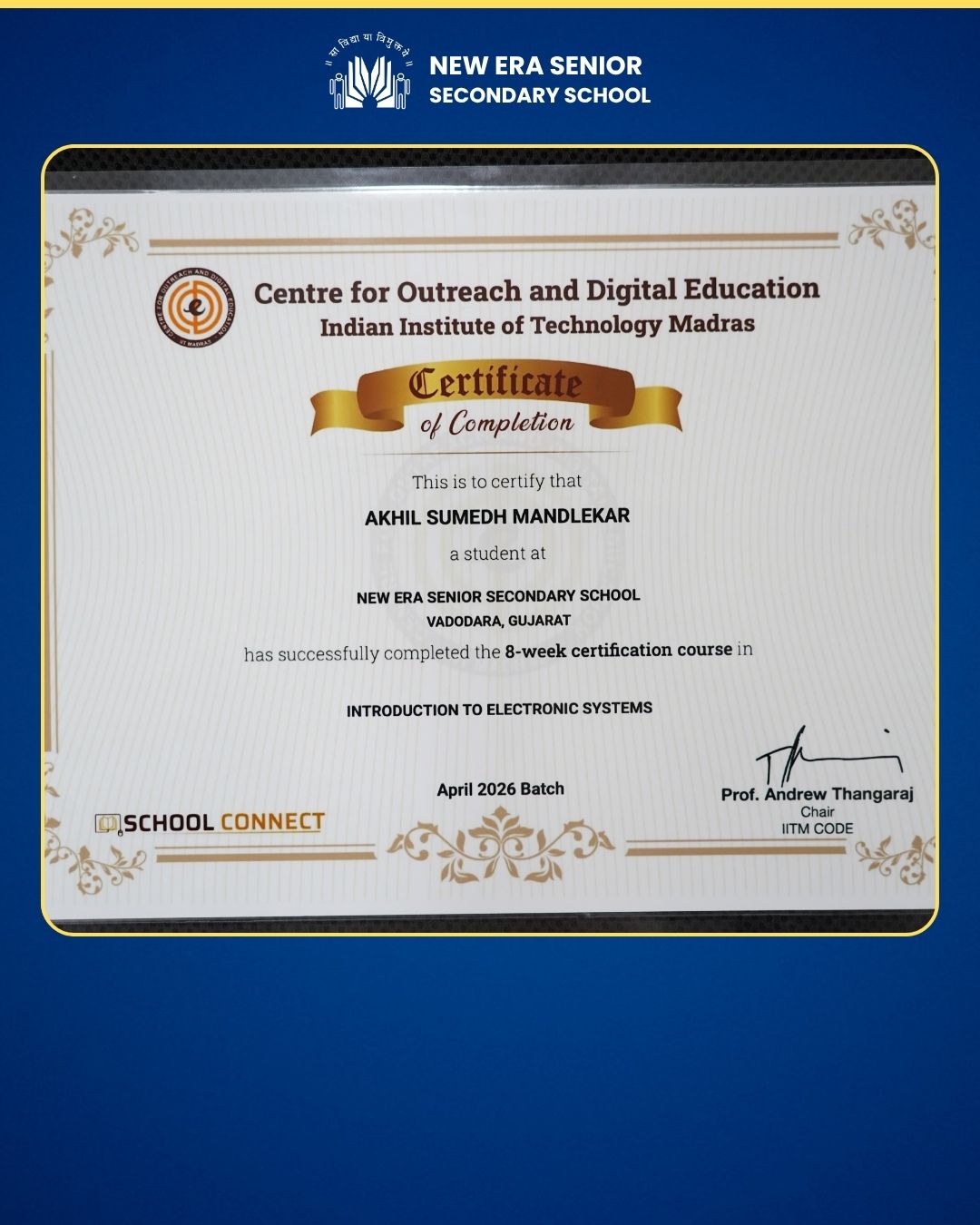 IIT Madras Electronic Systems Certification